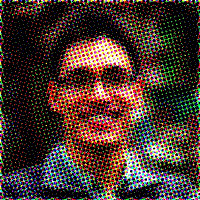 Joe Devietti, halftoned at radius=8px